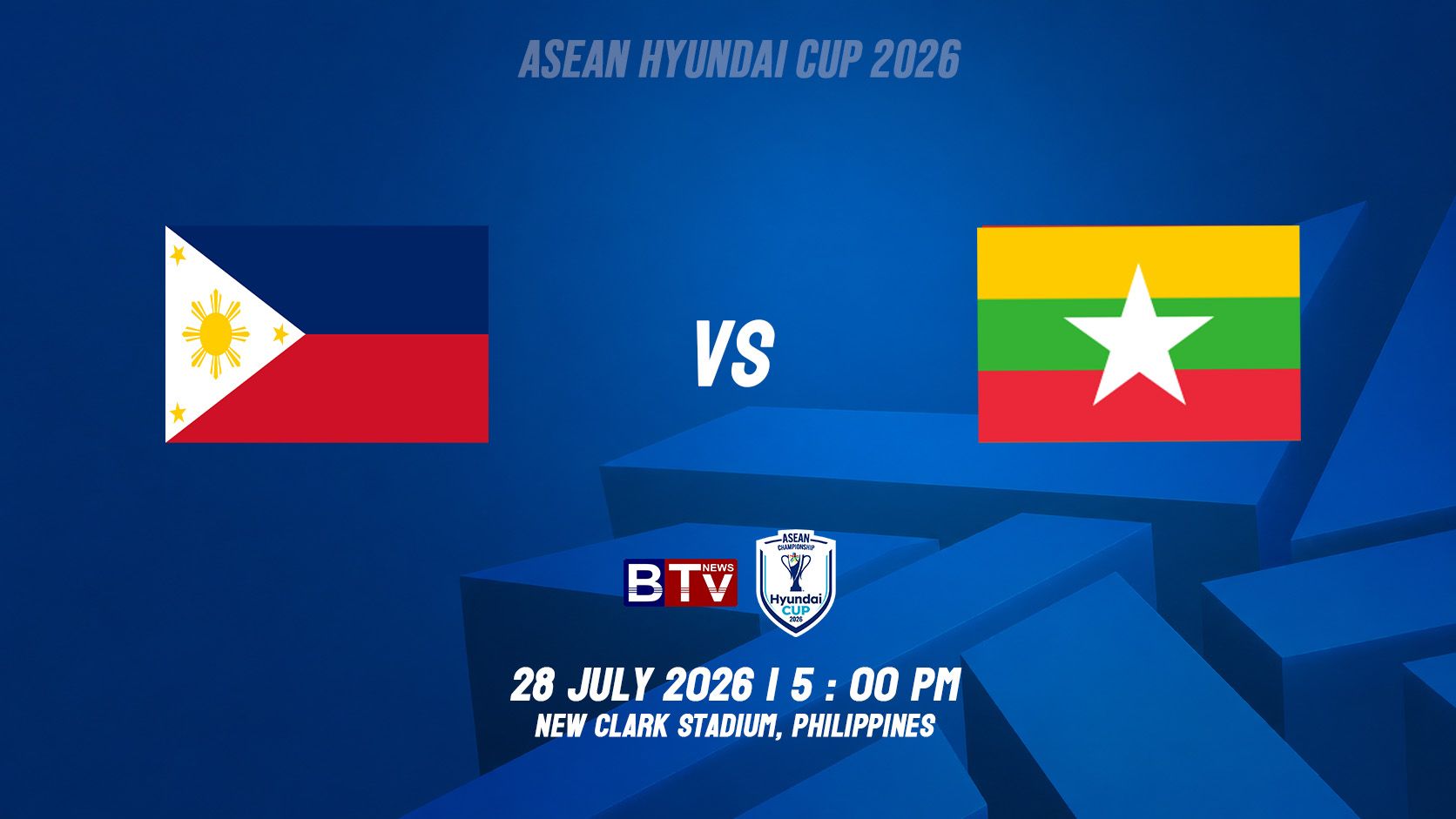 ក្រុមបាល់ទាត់ជម្រើសជាតិហ្វីលីពីន vs ក្រុមបាល់ទាត់ជម្រើសជាតិសហភាពមីយ៉ាន់ម៉ា PHILIPPINES vs MYANMAR