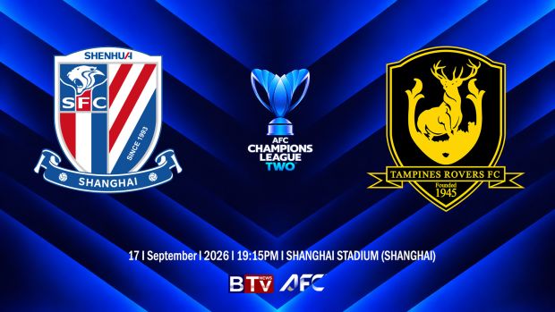 ក្លឹបបាល់ទាត់ សៀងហៃ ស្ហិនហ័រ (ចិន) vs ក្លឹបបាល់ទាត់ តាំពីនីស រ៉ូវើ (សិង្ហបុរី) Shanghai Shenhua FC (CHN) vs Tampines Rovers FC (SGP)